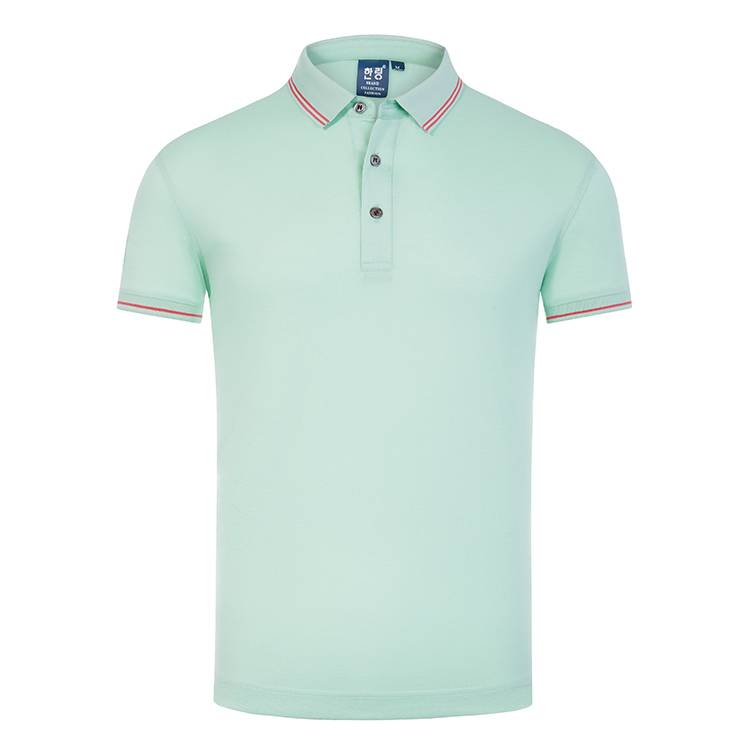 丝光珠地Polo衫(图1)