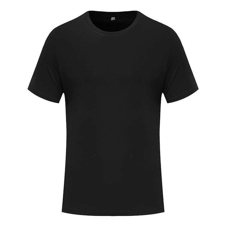 丝光棉圆领短袖T恤